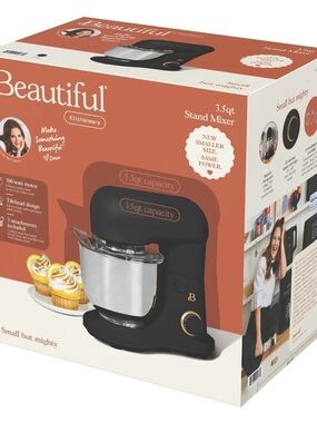 Beautiful by Drew Kitchenware 5.3Qt  Stand Mixer in Black